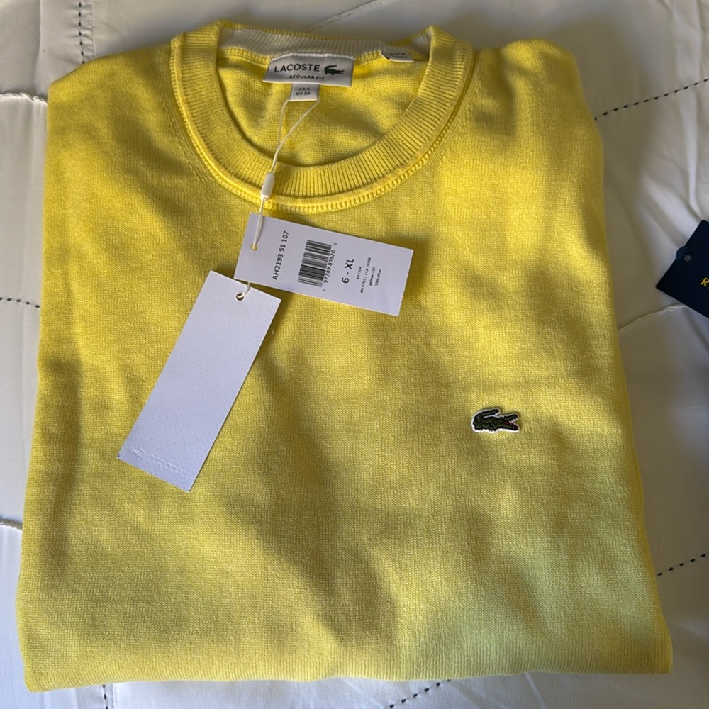 NWT Lacoste Men’s Sweater